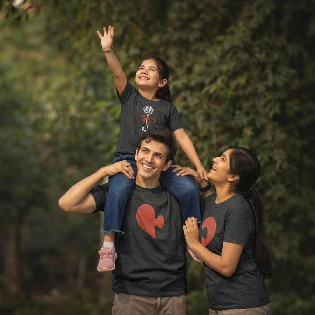 “Missing Puzzle” (Pack of 3) - mini & Me Matching T-Shirts
