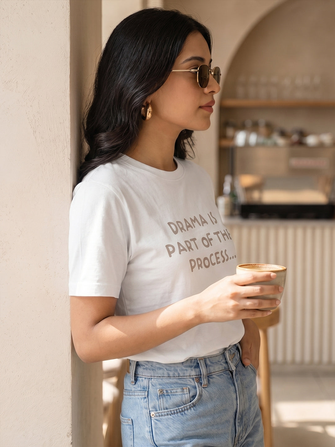 Organic Cotton Graphic T-Shirt – “Drama” | Regular Fit