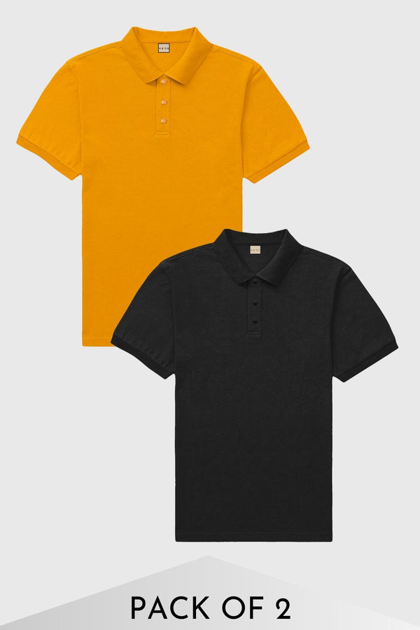 Keos Classic Polos - Amber & Panther - Pack of 2 - keos.life