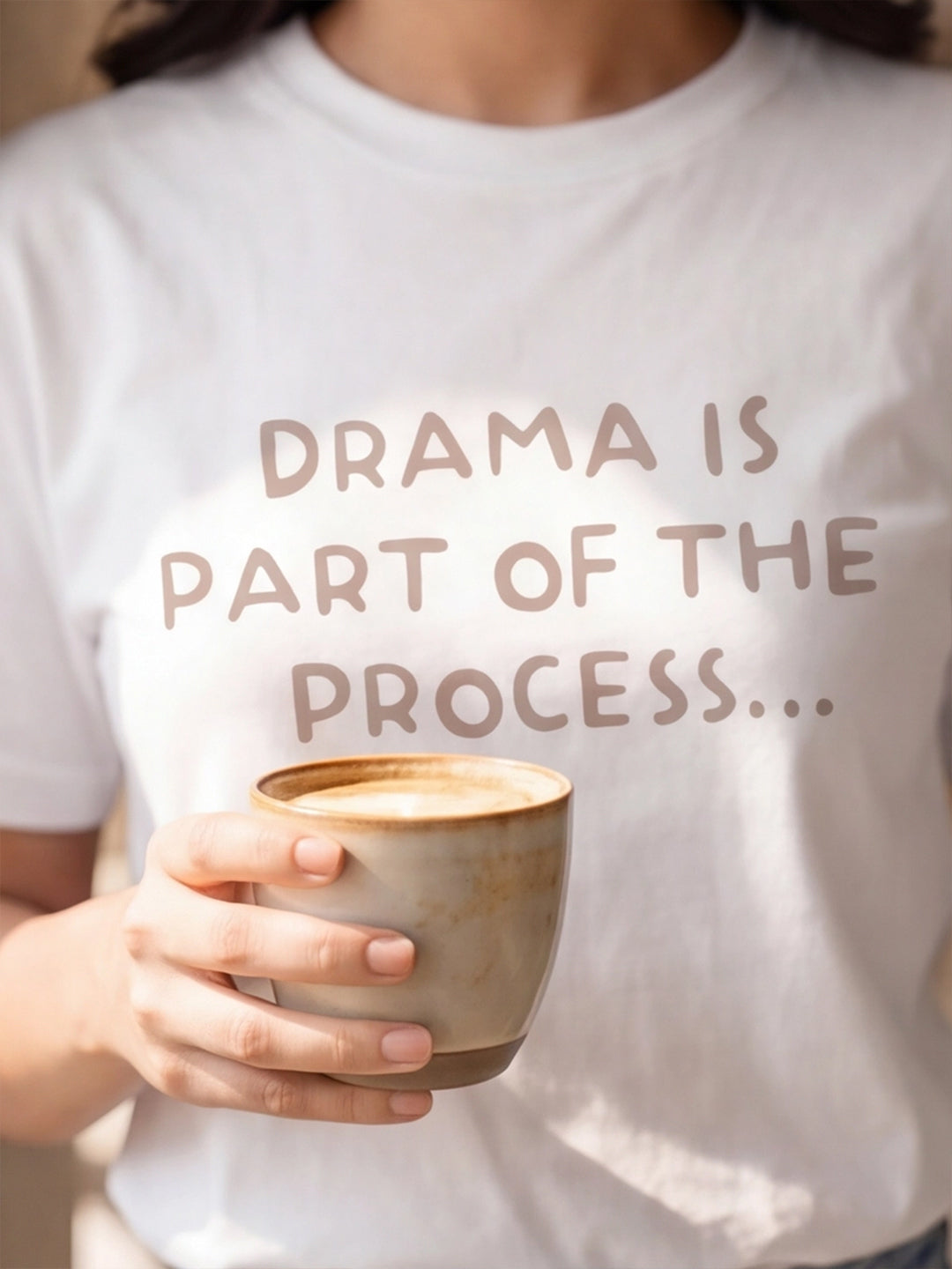 Organic Cotton Graphic T-Shirt – “Drama” | Regular Fit
