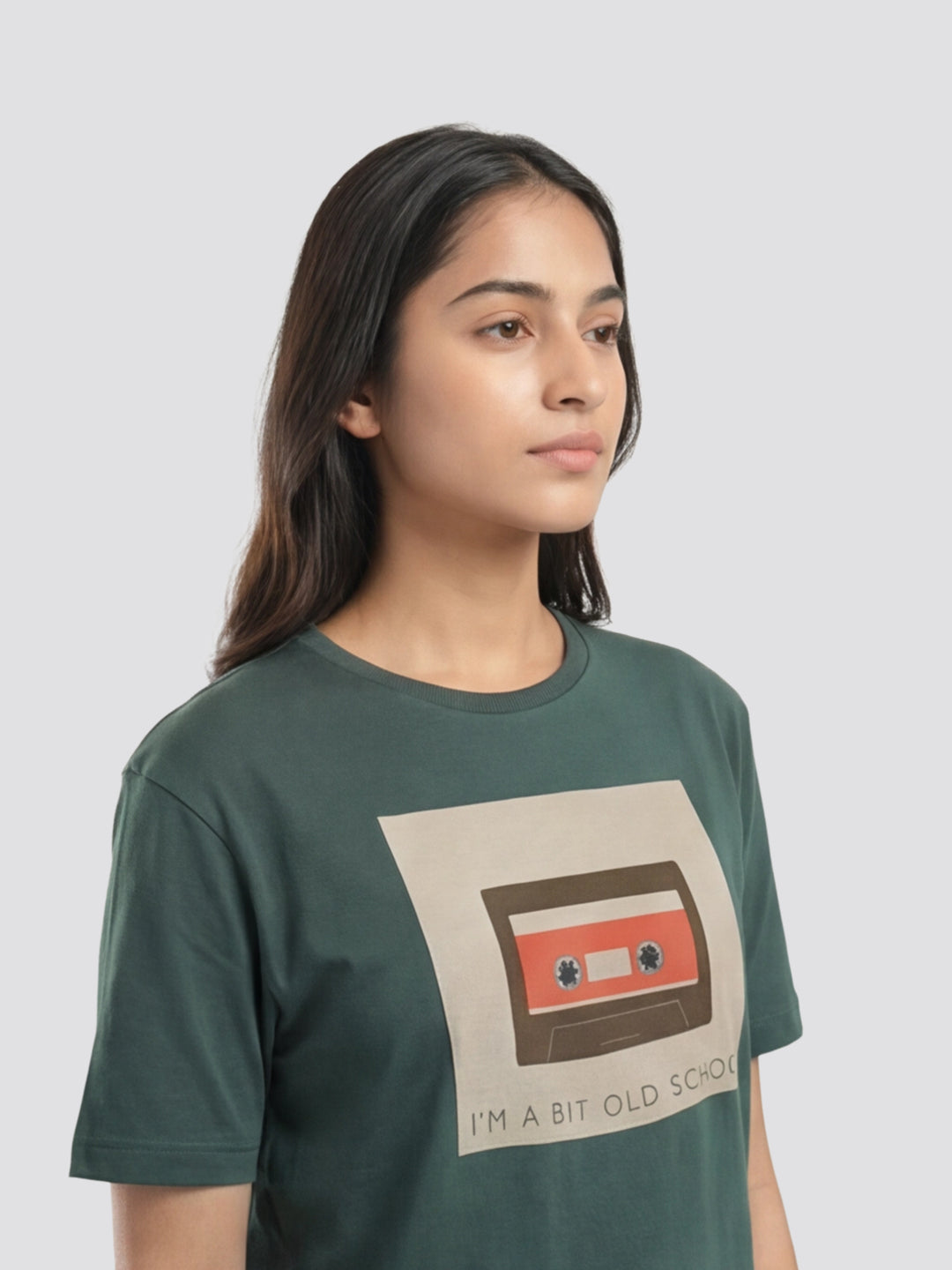 Organic Cotton Graphic T-Shirt – Old School | Regular Fit