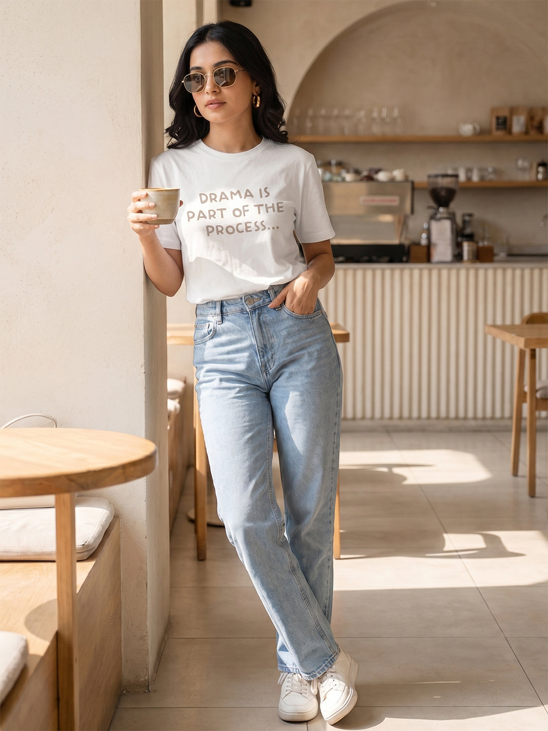 Organic Cotton Graphic T-Shirt – “Drama” | Regular Fit