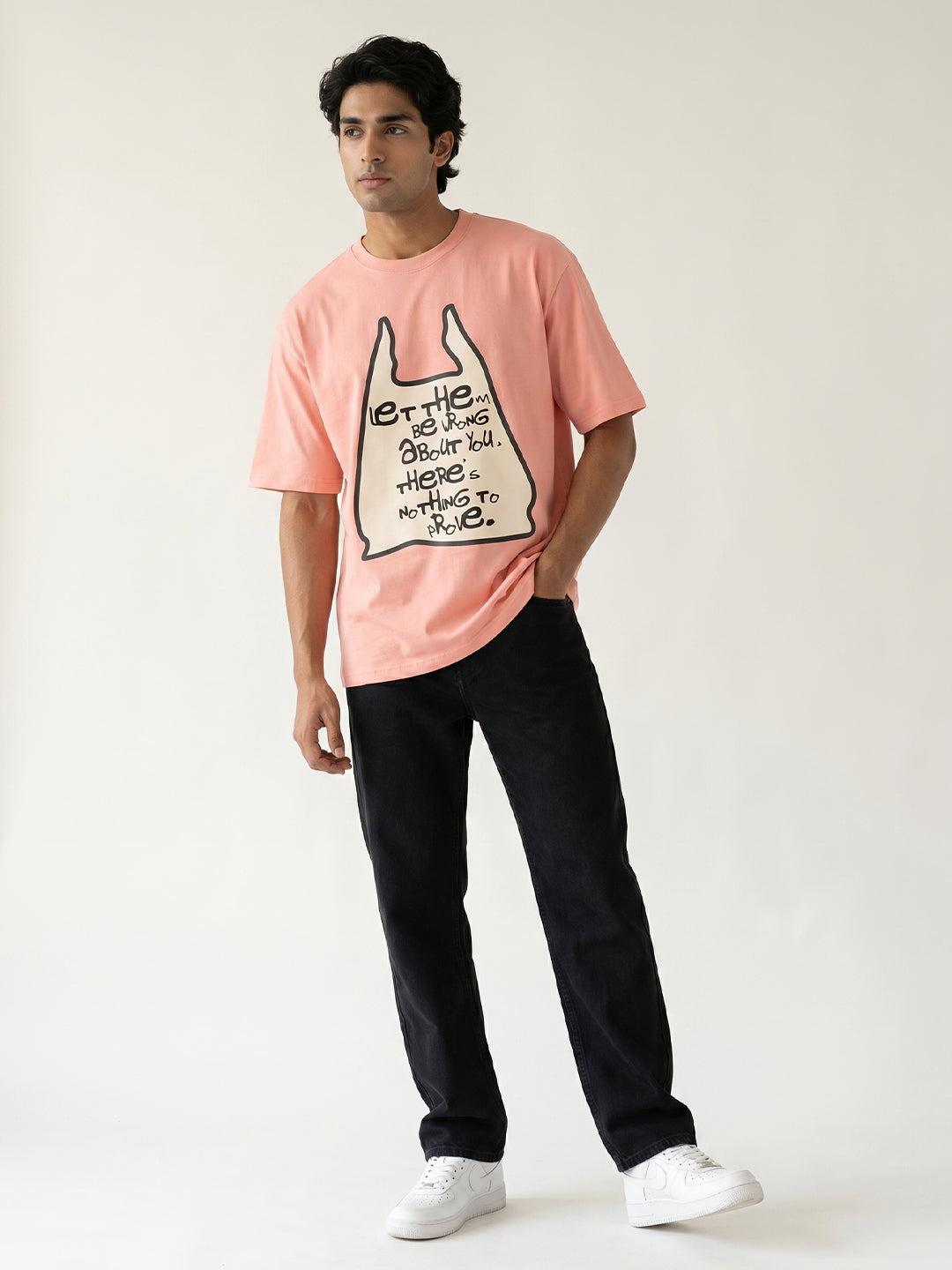 Organic Cotton Graphic T-Shirt – “Nothing to prove” | Regular Fit