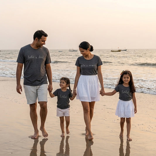 mini & Me Matching T-Shirts – “Babe’s Family” (Pack of 3) 3120