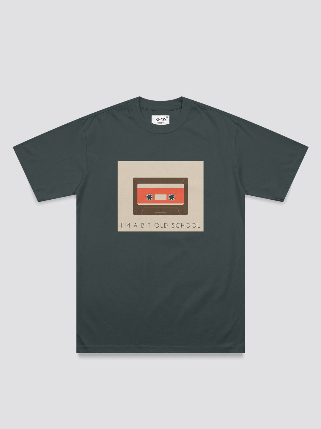 Organic Cotton Graphic T-Shirt – Old School | Regular Fit