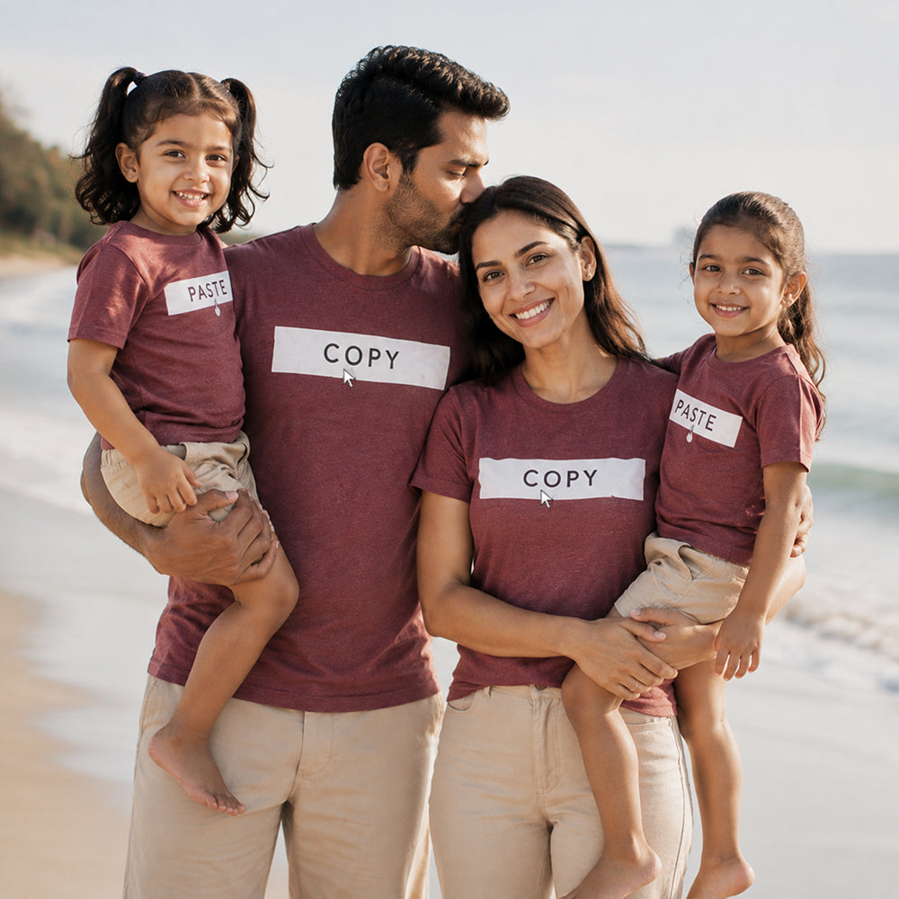 mini & Me Matching T-Shirts – “Copy/Paste” (Family Pack) 3118