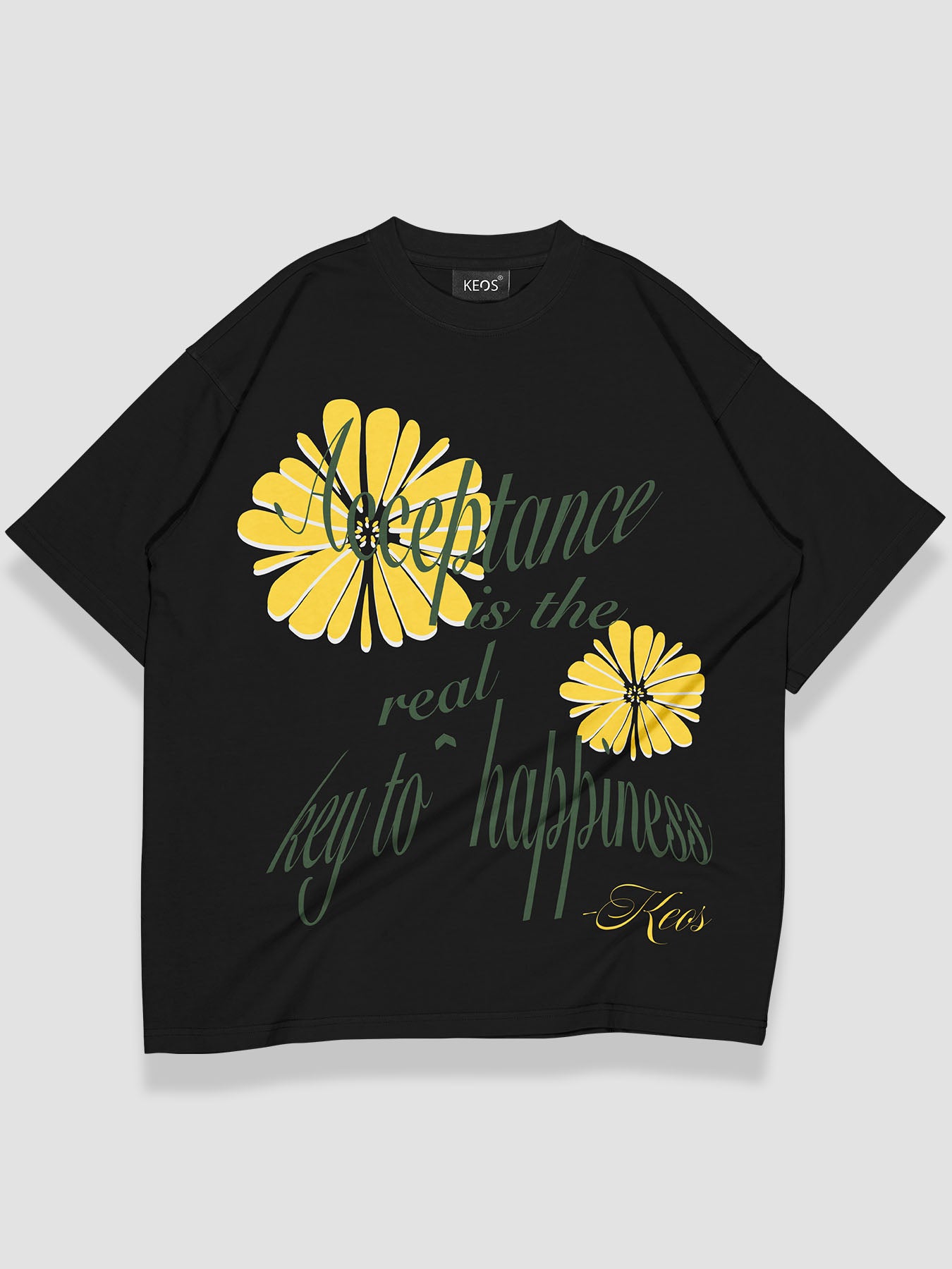 Acceptance Is The Key Urban Fit Oversize T-shirt - keos.life