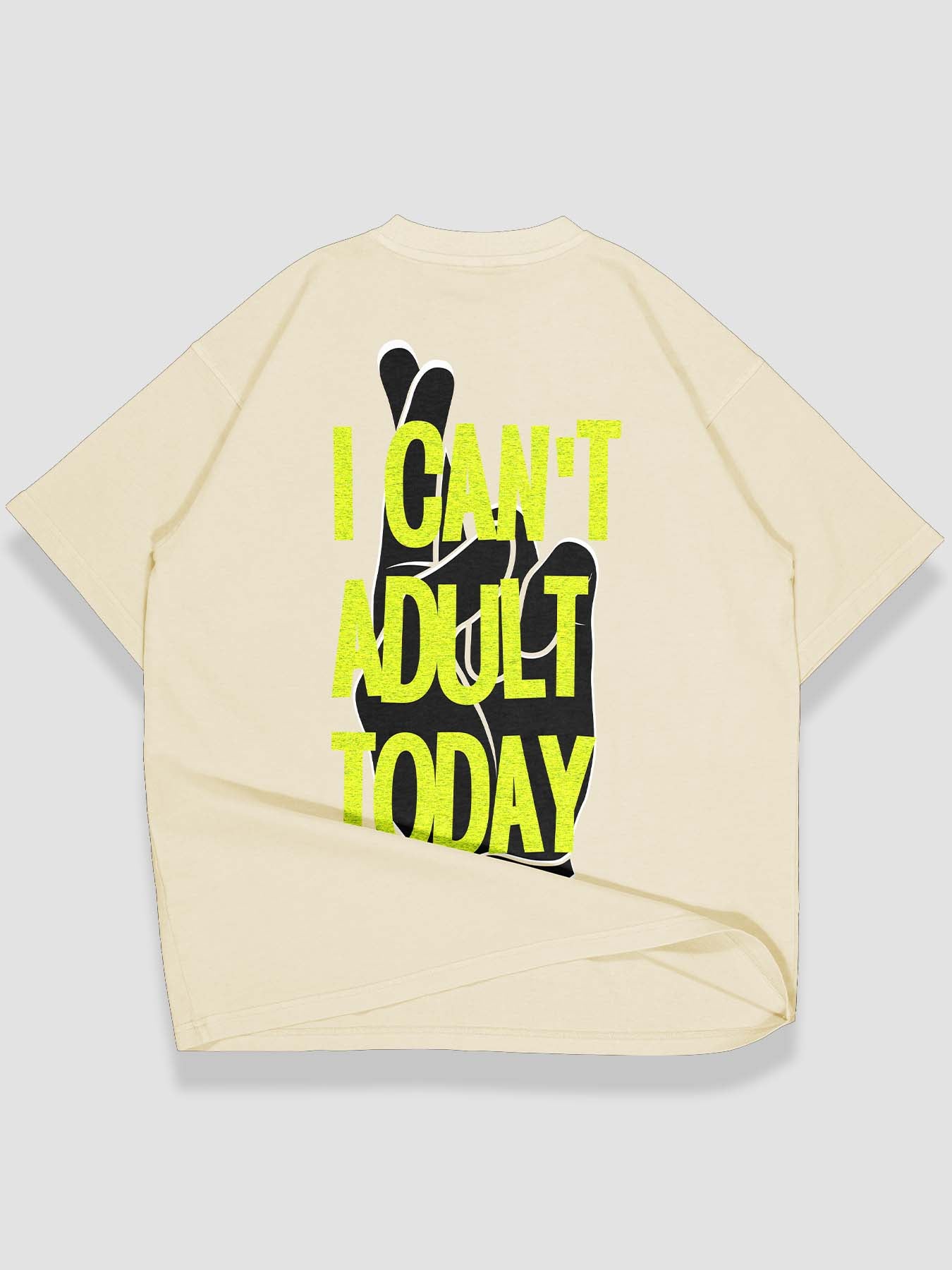 Can't Adult Today Urban Fit Oversize T-shirt - keos.life