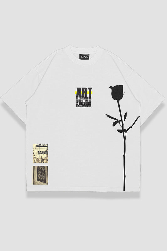 Art Is To Comfort Urban Fit Oversize T-shirt - keos.life