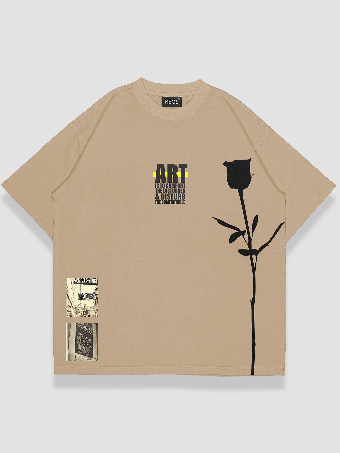 Art Is To Comfort Urban Fit Oversize T-shirt - keos.life