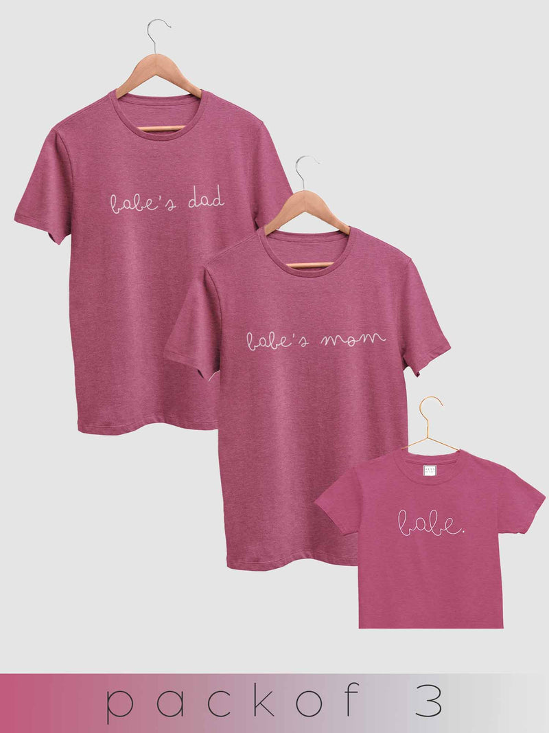 mini & Me Babe's Family - Pack of 3