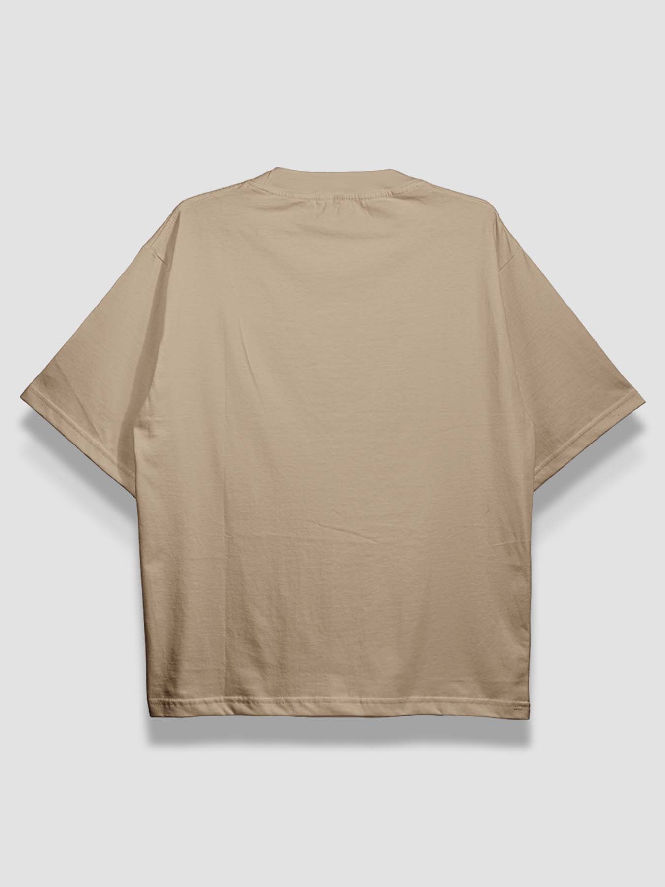 Urban Fit Oversized Essential T-shirt - Sand - keos.life
