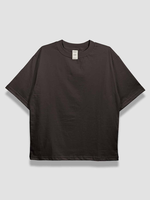 Urban Fit Oversized Essential T-shirt - Coffee