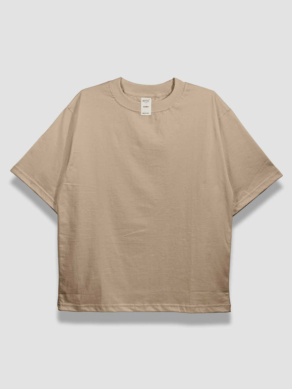 Urban Fit Oversized Essential T-shirt - Sand