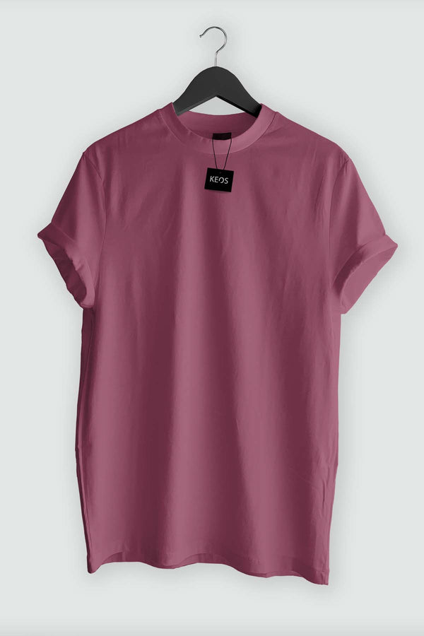 Organic Cotton Essential T-shirt - Deep Lilac - keos.life