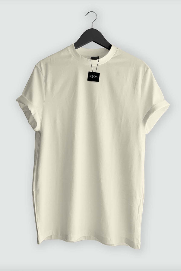 Organic Cotton Essential T-shirt - Off-White - keos.life