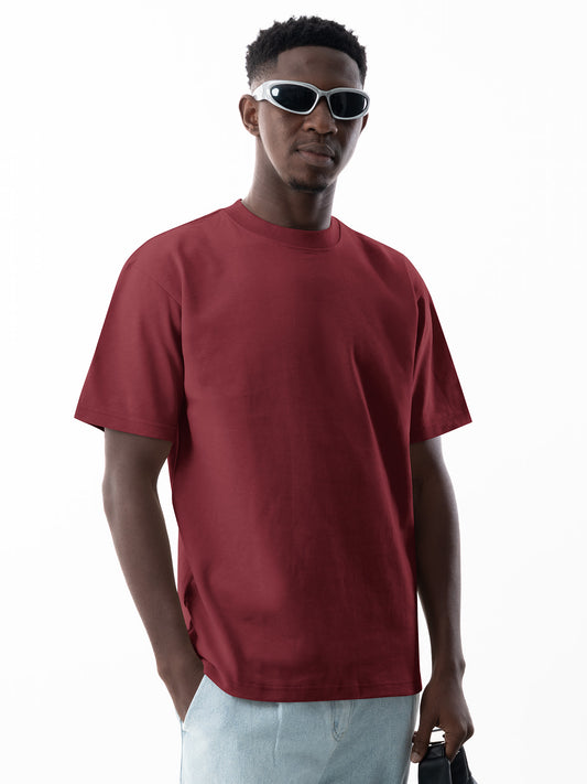 Organic Cotton Essential T-shirt - Berry | Regular Fit