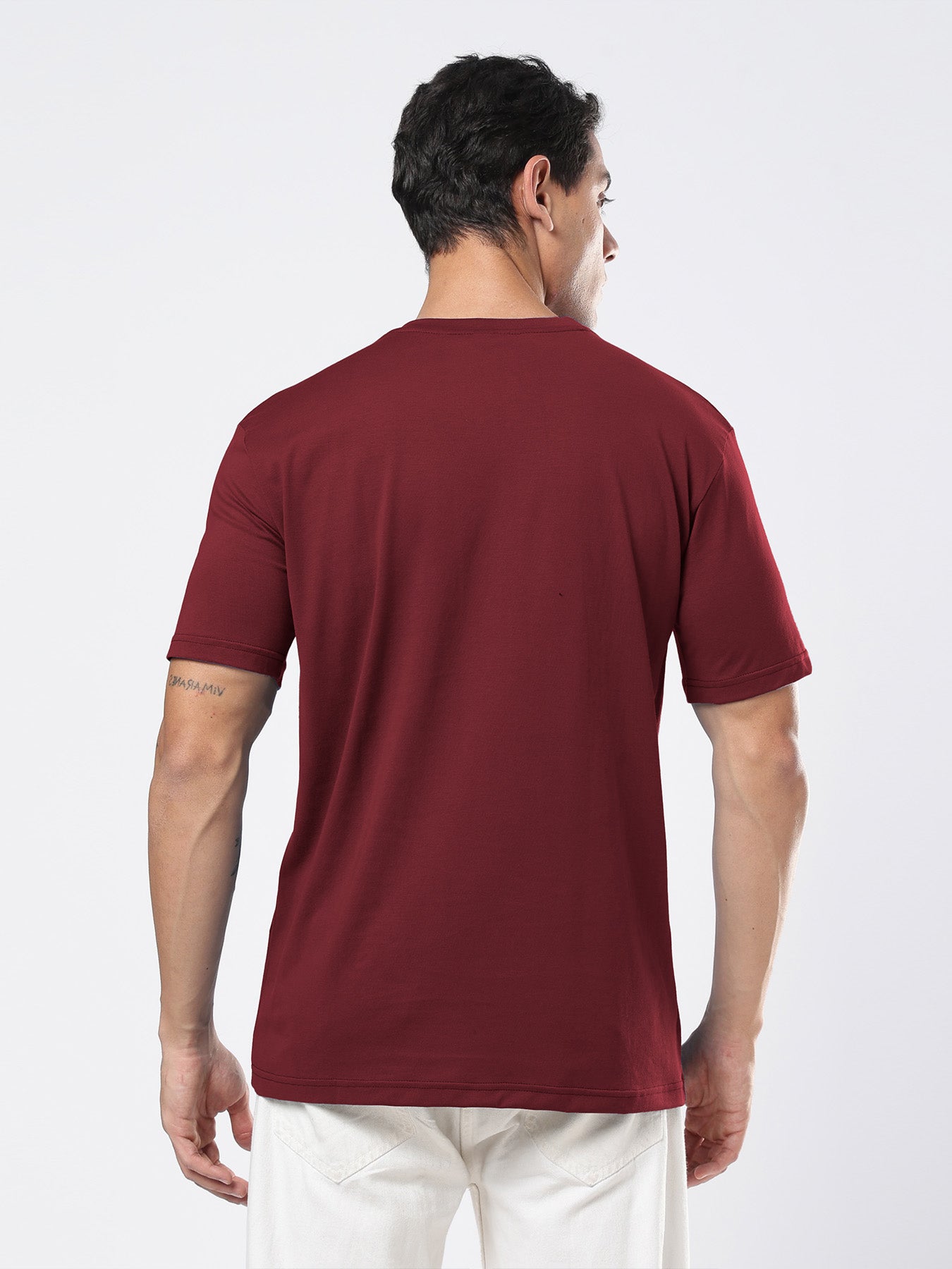 Organic Cotton Essential T-shirt - Berry | Regular Fit
