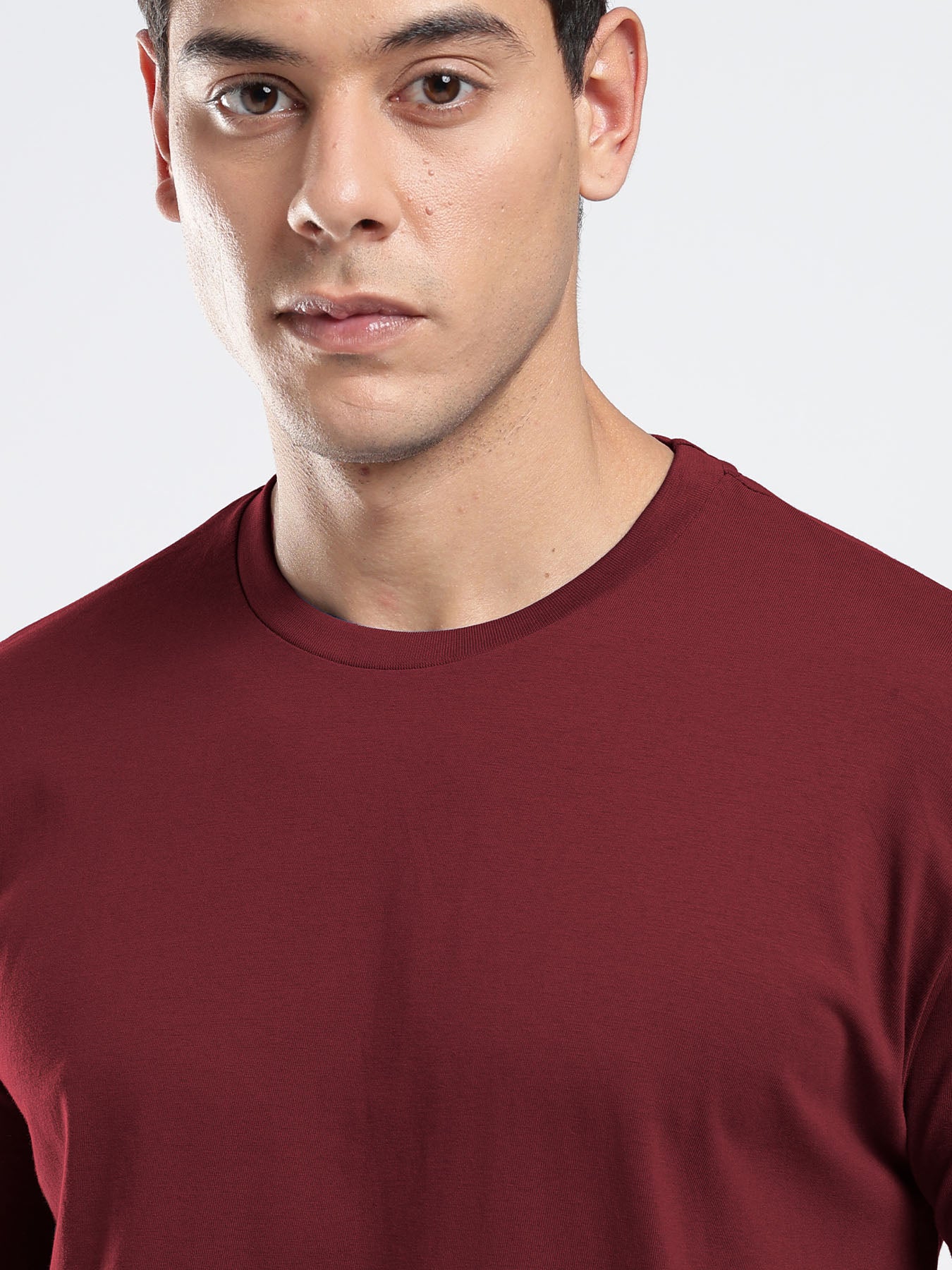 Organic Cotton Essential T-shirt - Berry | Regular Fit