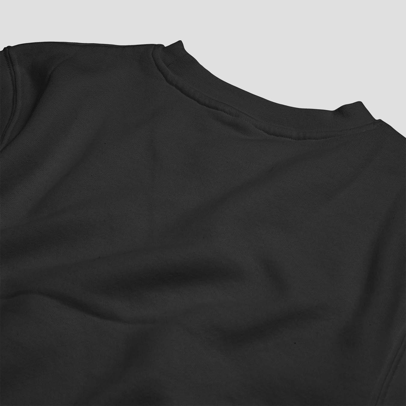 Essential Crewneck Sweatshirt - Black - keos.life