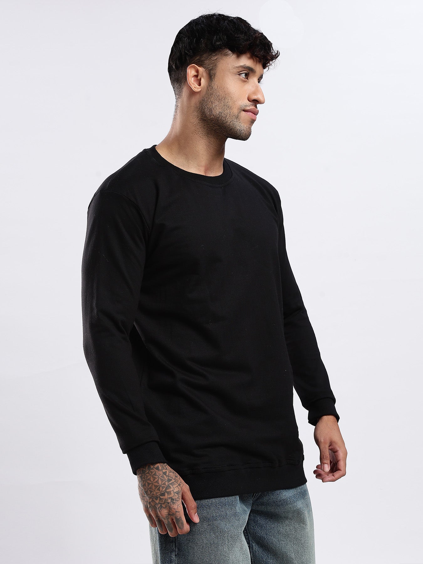 Essential Crewneck Sweatshirt - Black