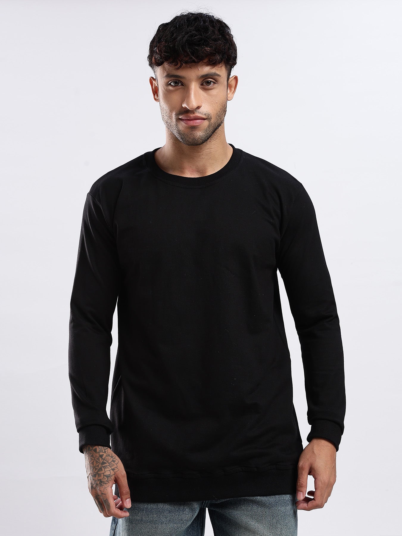 Essential Crewneck Sweatshirt - Black