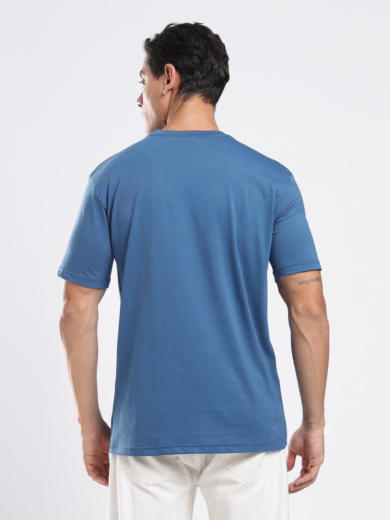 Organic Cotton Essential T-shirt - Blue Nova | Regular Fit