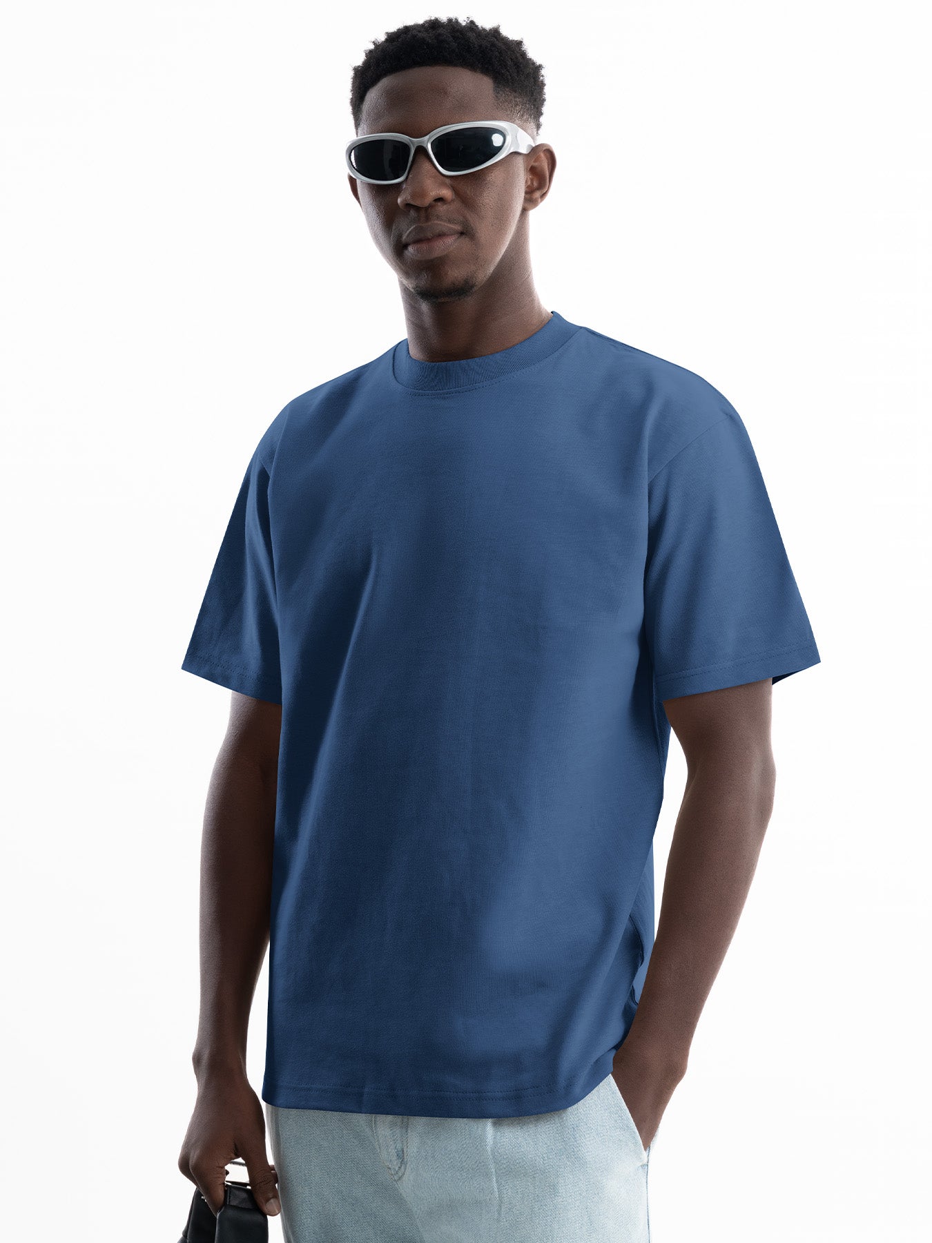 Organic Cotton Essential T-shirt - Blue Nova | Regular Fit