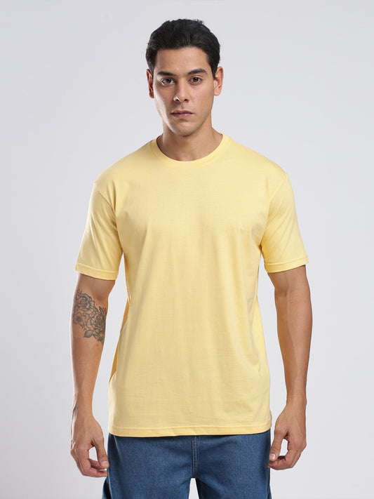 Organic Cotton Essential T-shirt - Butter | Regular Fit