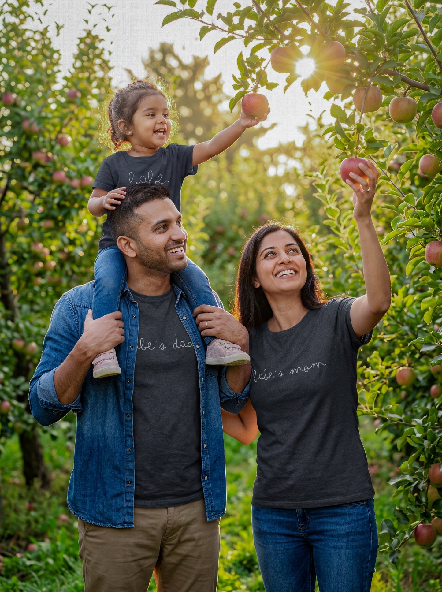 mini & Me Matching T-Shirts – “Babe’s Family” (Pack of 3) 1120