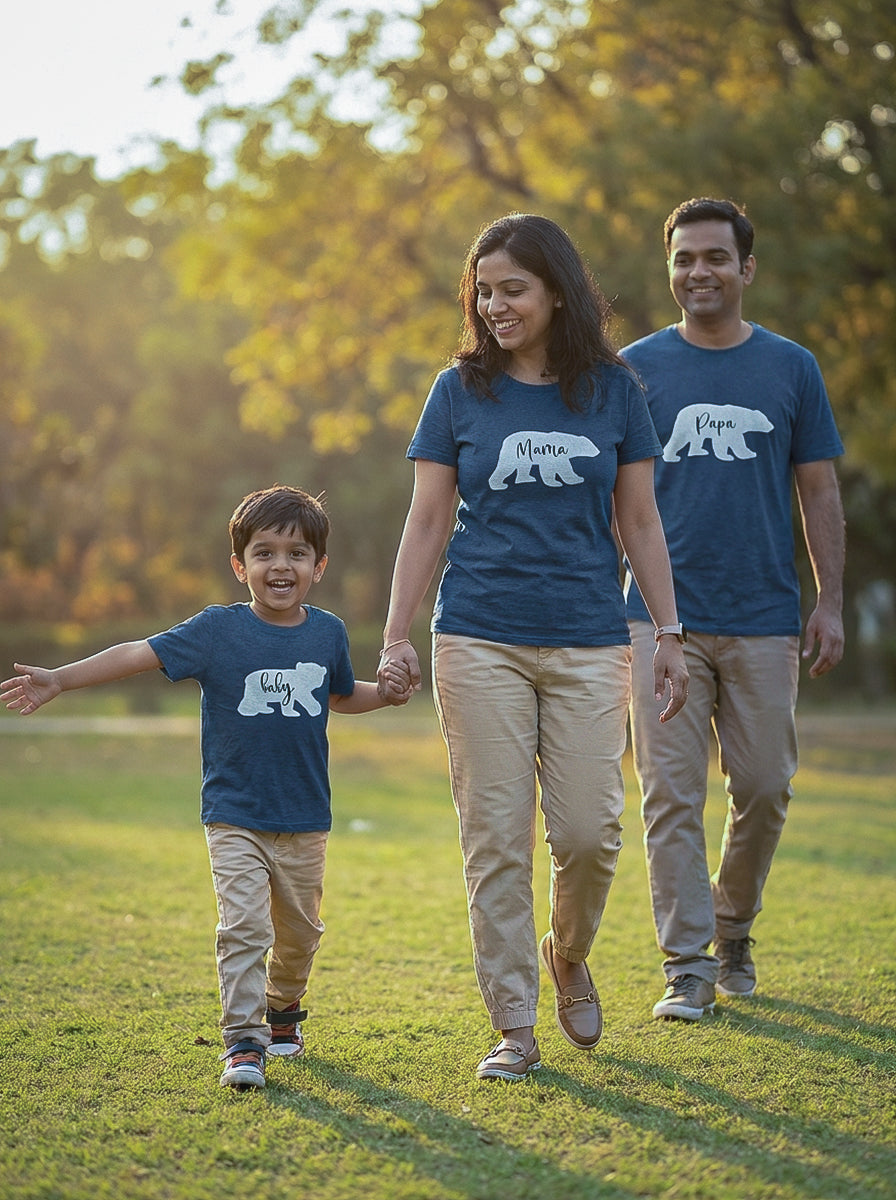 mini & Me Matching T-Shirts – “Bear Family” (Pack of 3) 1116