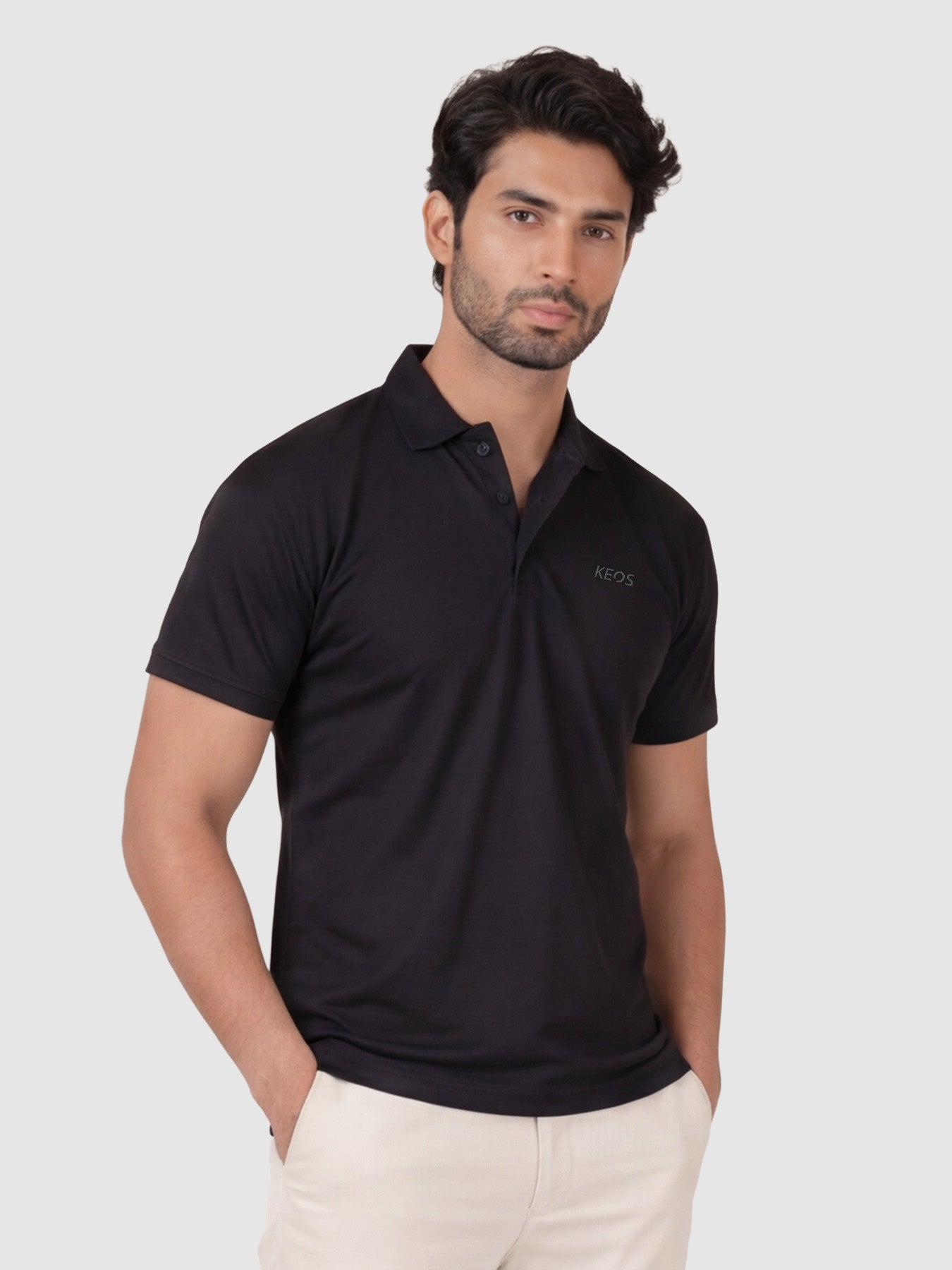 Supima Luxe Polo - Black