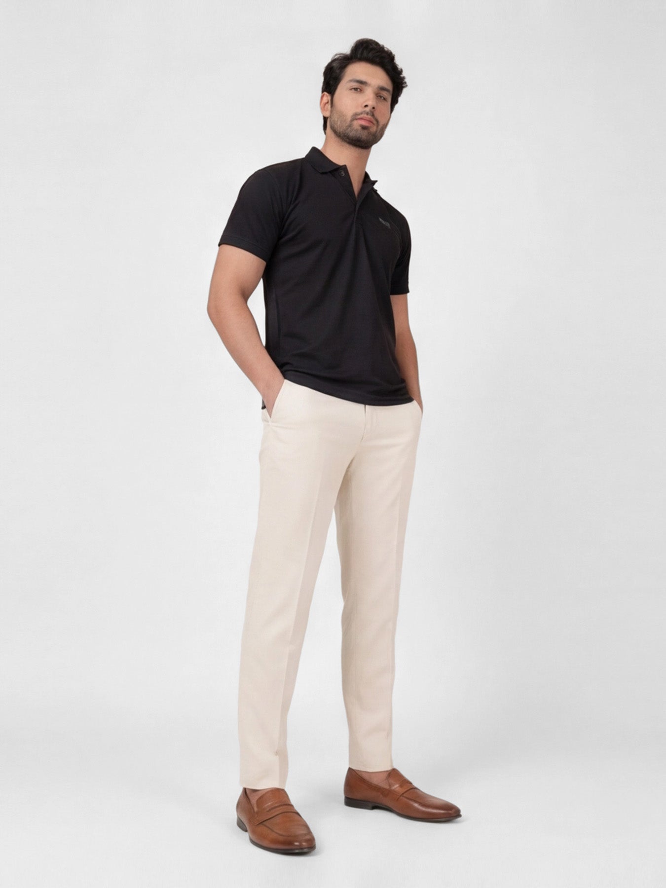Supima Luxe Polo - Black