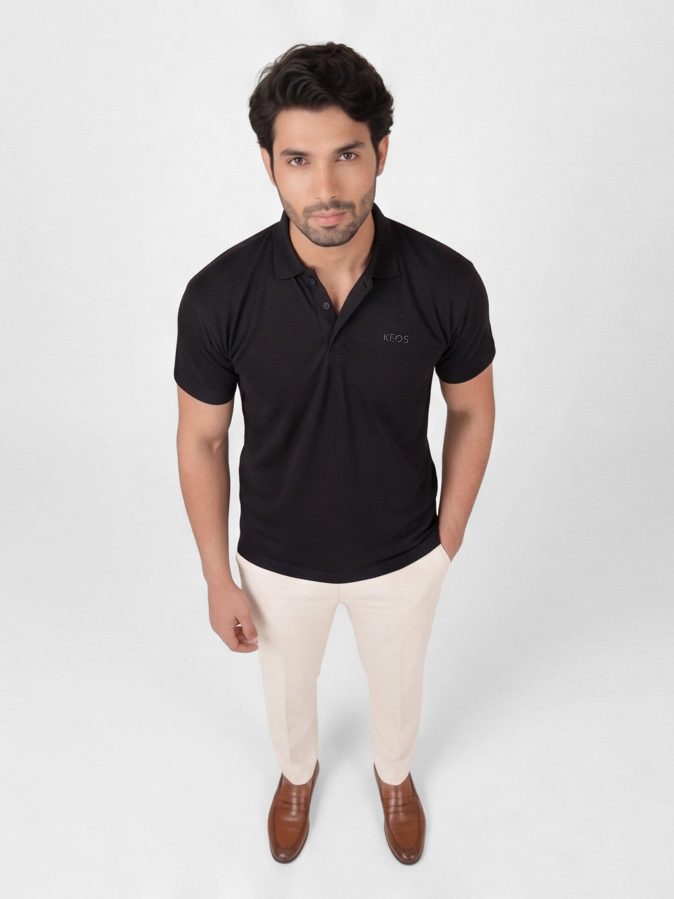 Supima Luxe Polo - Black