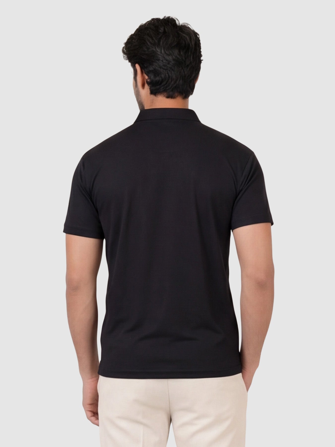 Supima Luxe Polo - Black