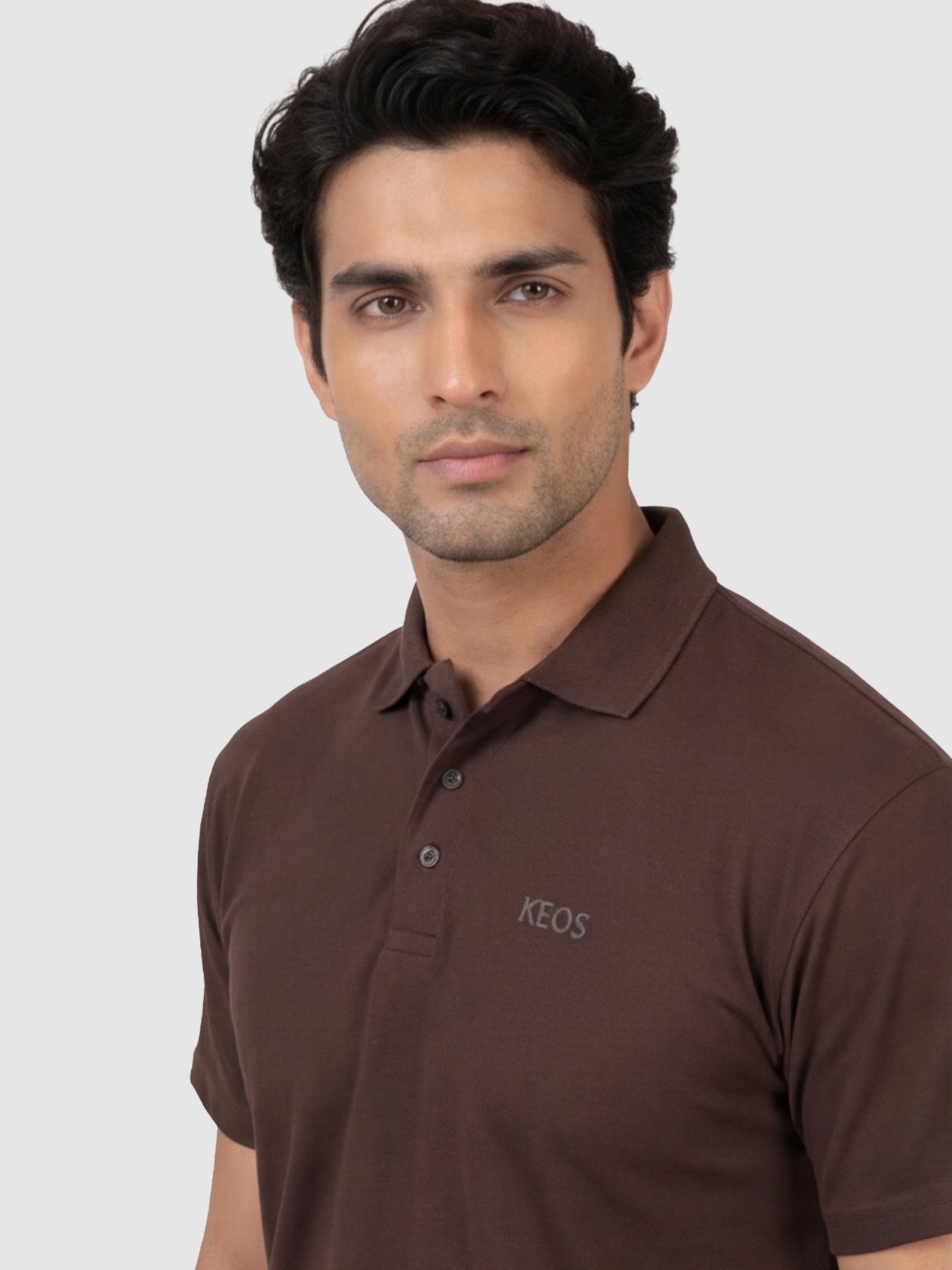 Supima Luxe Polo - Brown