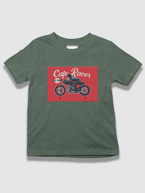 mini Cafe Racer Organic Cotton T-shirt - keos.life