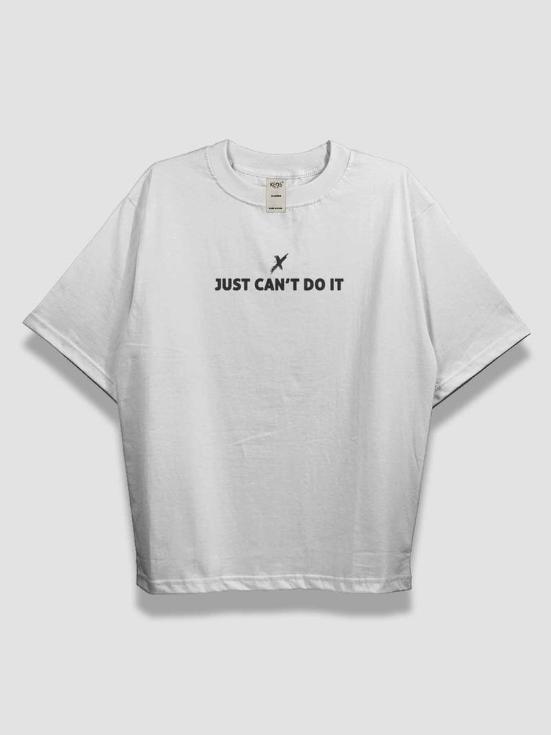 Just Can't Do It Urban Fit Oversized T-shirt
