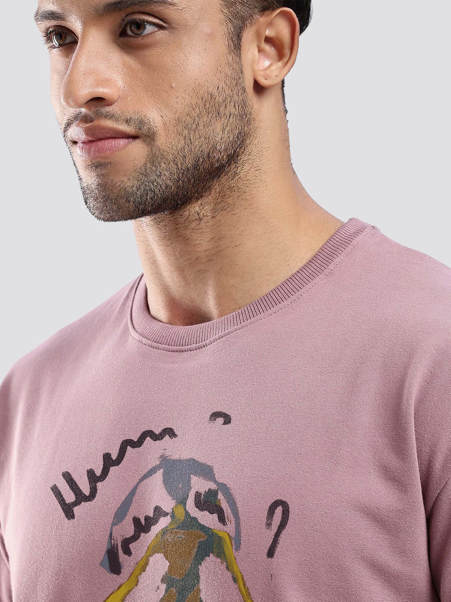 Premium Terry Graphic T-Shirt – Kind Of Human | Oversized Fit | 240 GSM