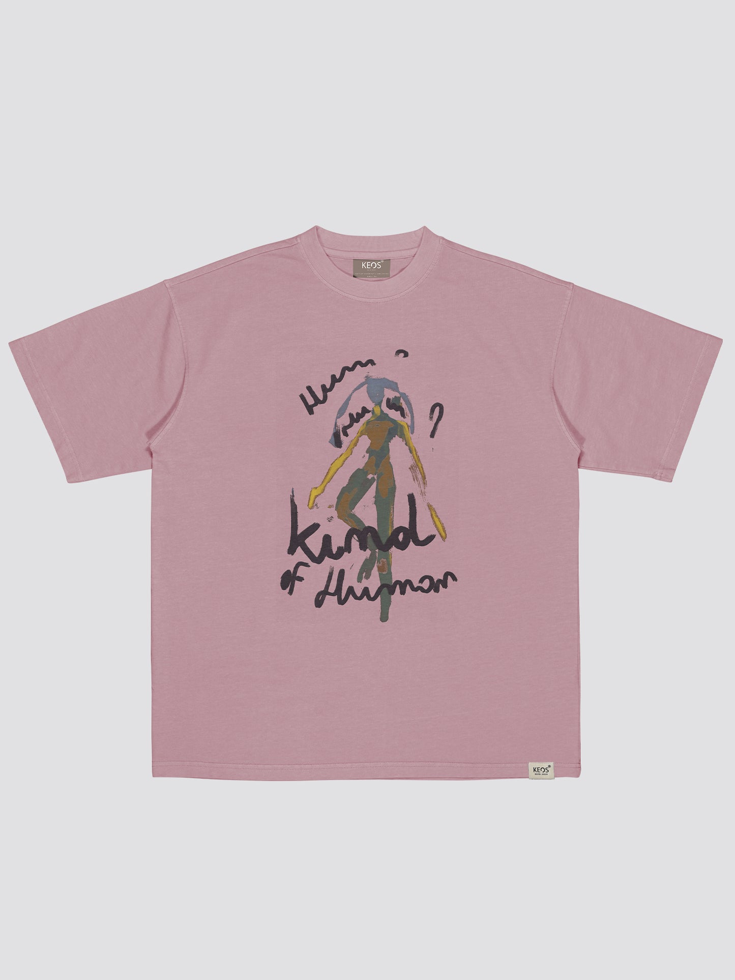 Premium Terry Graphic T-Shirt – Kind Of Human | Oversized Fit | 240 GSM