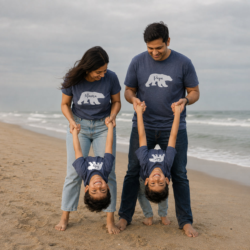mini & Me Matching T-Shirts – “Mama Bear & Baby Bear” (Pack of 2) 3128