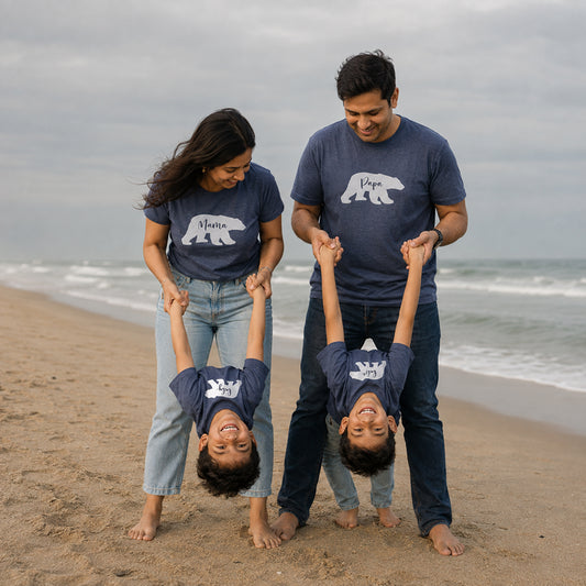 mini & Me Matching T-Shirts – “Mama Bear & Baby Bear” (Pack of 2) 3128