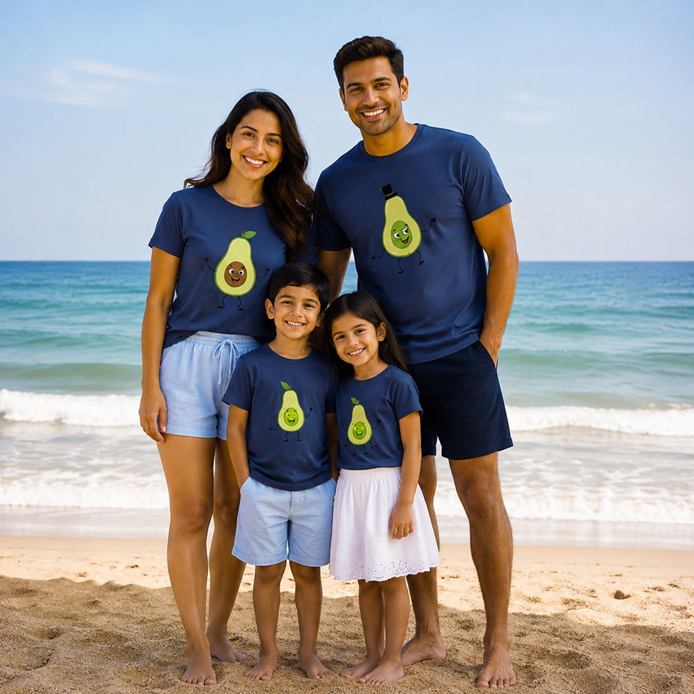 mini & Me Matching T-Shirts – “Avocado Family” (Pack of 3) 3122