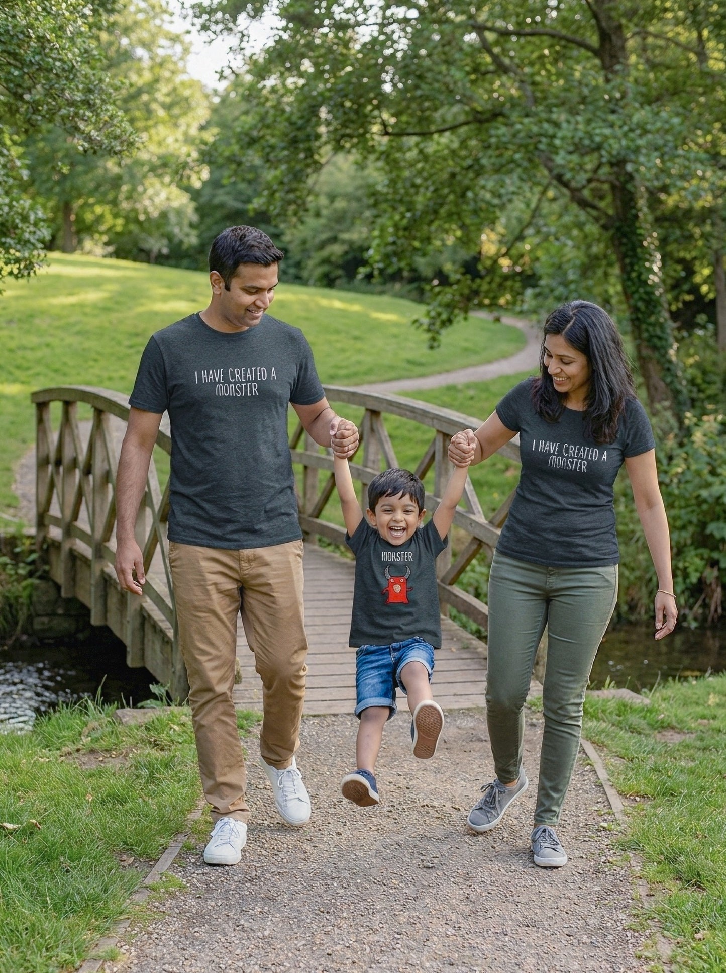mini & Me Matching T-Shirts – “I’ve Created a Monster & Monster” (Family Pack) 1114