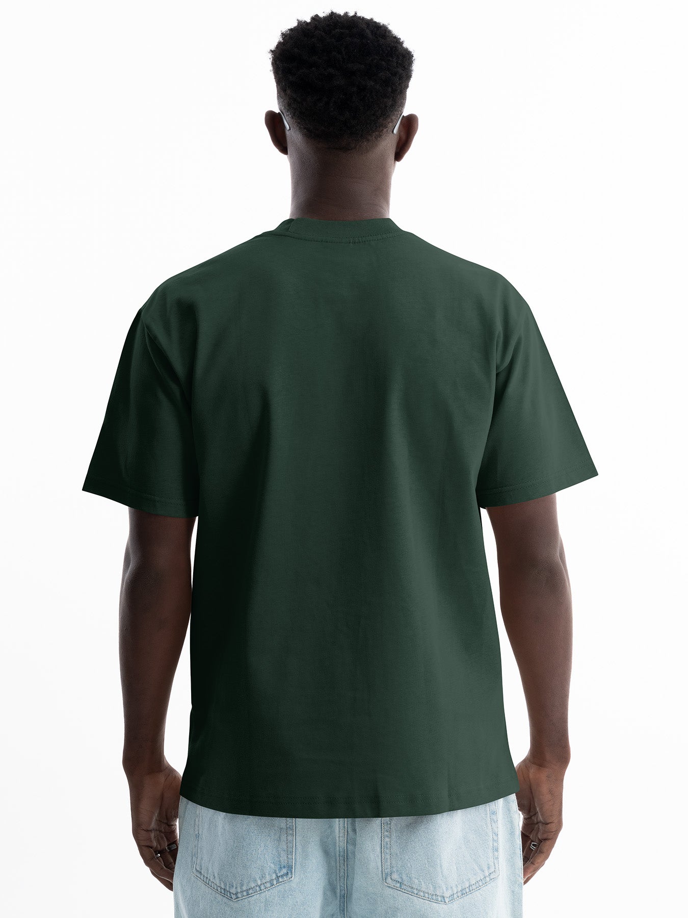 Organic Cotton Essential T-shirt - Dark Green | Regular Fit