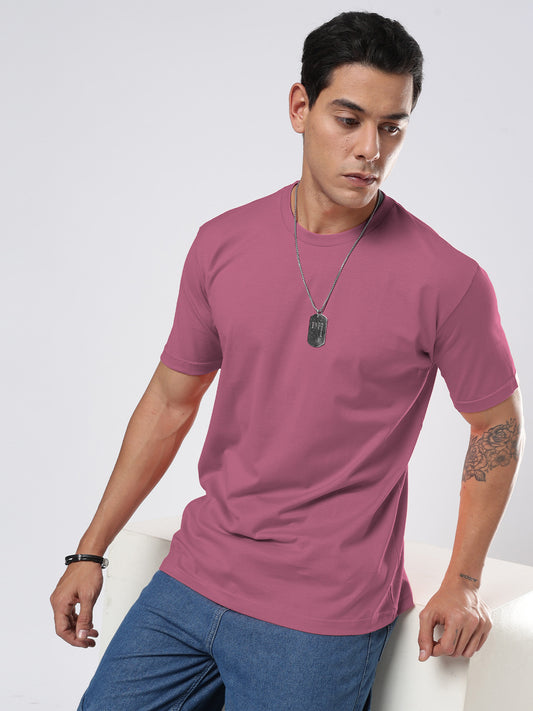 Organic Cotton Essential T-shirt - Deep Lilac | Regular Fit