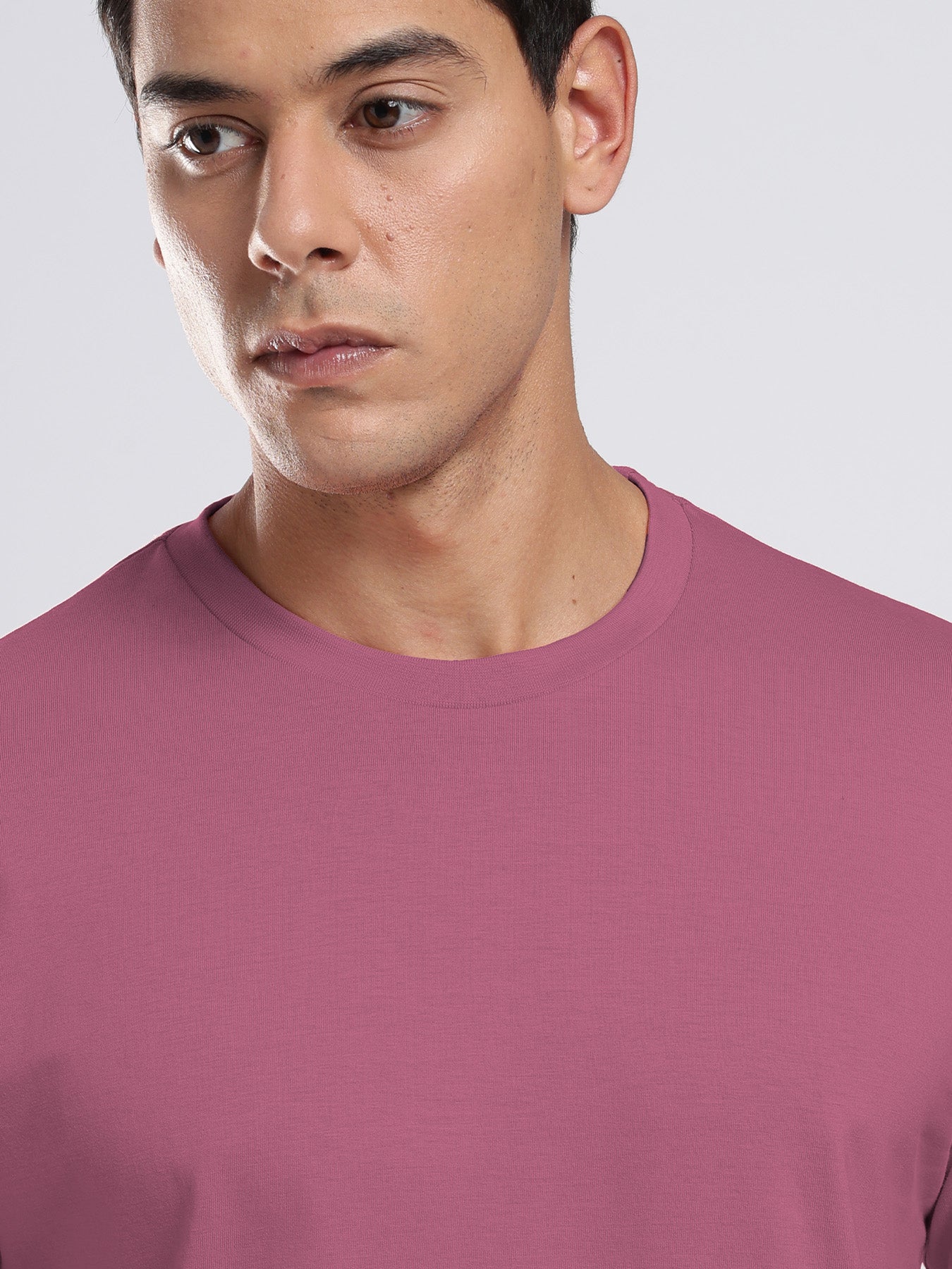 Organic Cotton Essential T-shirt - Deep Lilac | Regular Fit