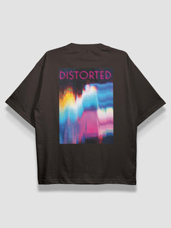 Distorted Urban Fit Oversized T-shirt