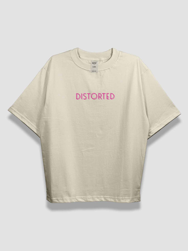 Distorted Urban Fit Oversized T-shirt