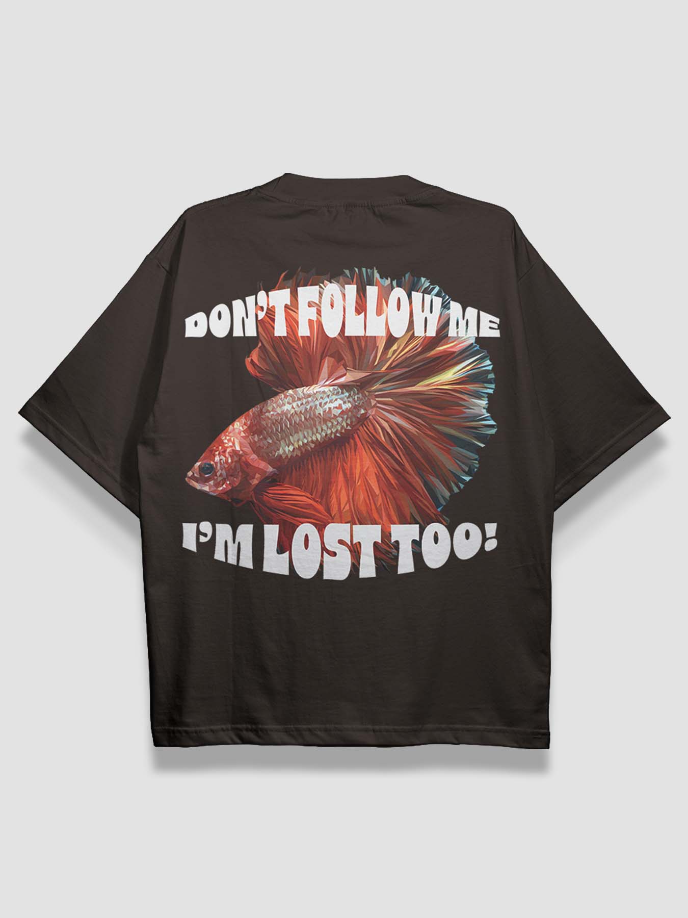 Don't Follow Me Urban Fit Oversized T-shirt - keos.life